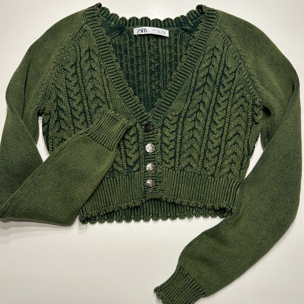 Zara crop sweater